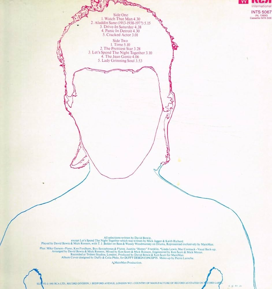 David Bowie Aladdin Sane レコード David Bowie / Aladdin Sane | grunge house records
